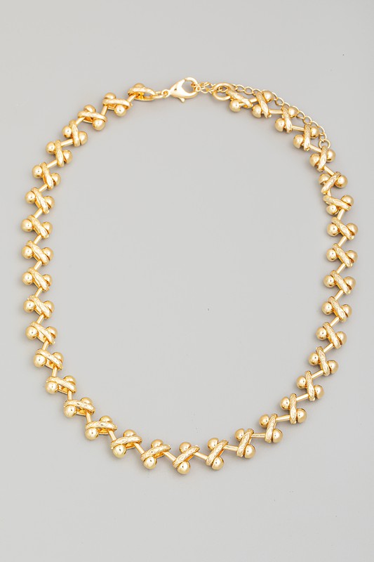 Zig Zag Chain Necklace