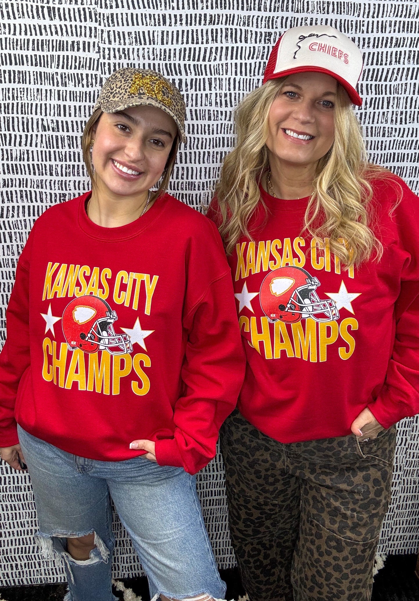 Stars Kansas City Champs Red Sweatshirt