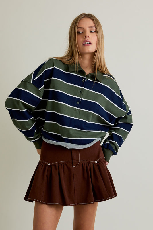 Rugby Striped Polo