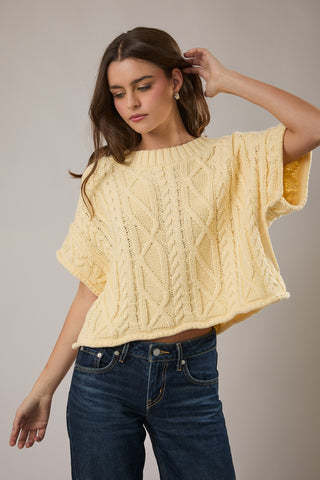 Butter Honey Knit Sweater Top