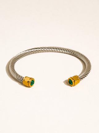 Vail Stone Braided Bangle