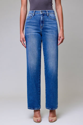Ella Hidden Medium Wash Clean Stretch Classic Straight