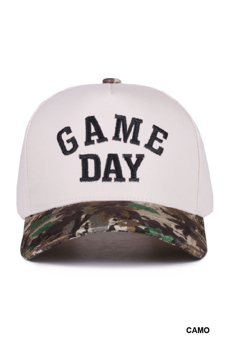 Game Day Two-tone Canvas Cotton Cap
