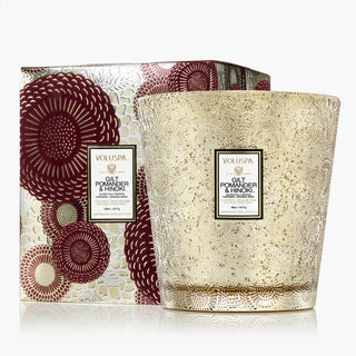 Voluspa Gilt Pomander Hinoki 3W Hearth