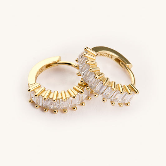 Small Esther Hoop Huggies