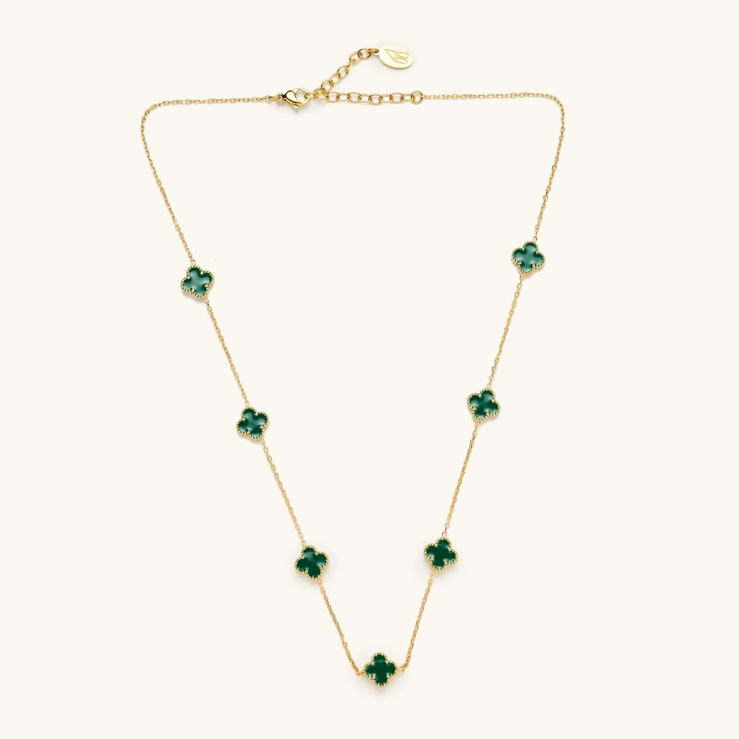 Green Mini Flora Necklace