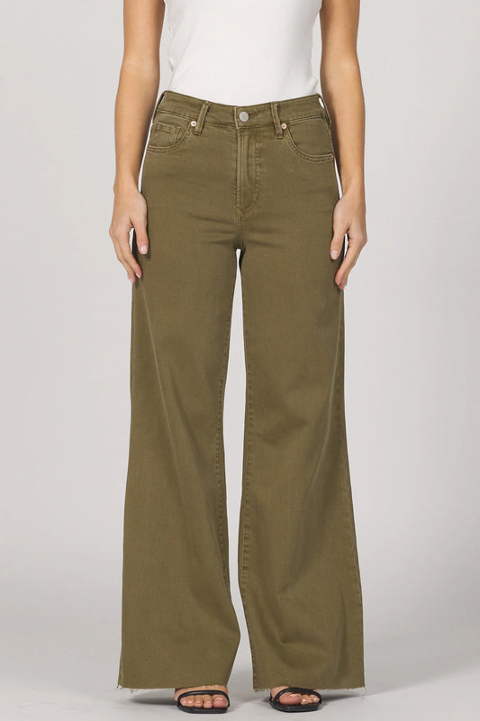Dear John Fiona Olive Wide Leg Jean