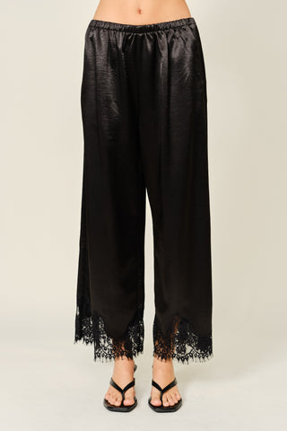Moonlight Satin Lace Long Pants