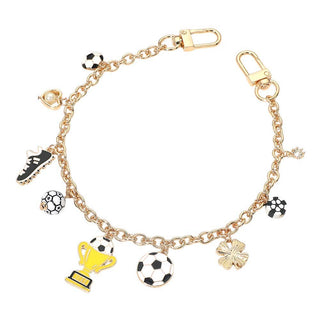 World Cup Soccer Theme Charm Station Bag Charm