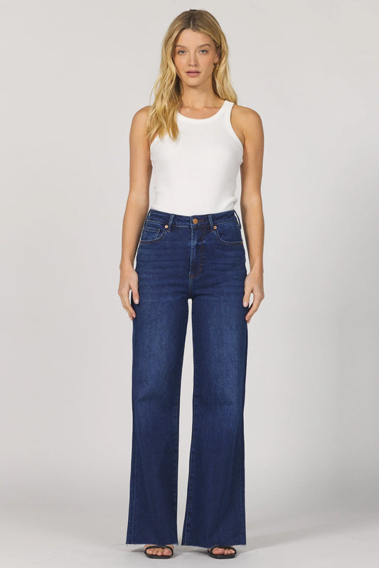 Dear John Fiona Dark Knight Wide Leg Jean