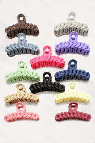 Chain Link Hair Claw Clip