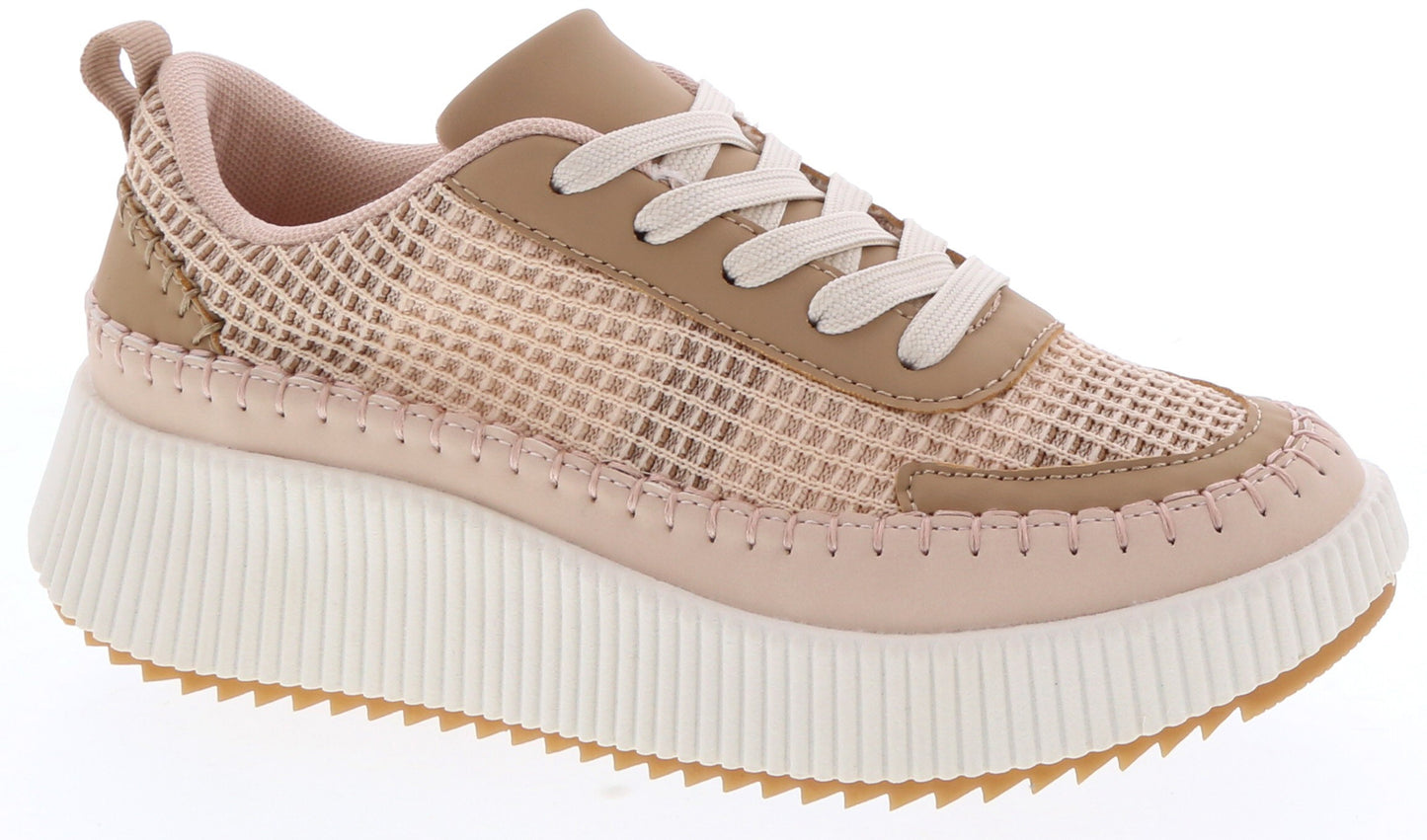 Woven Platform Sneakers