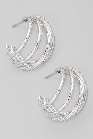 Multi Layered Hoop Earrings