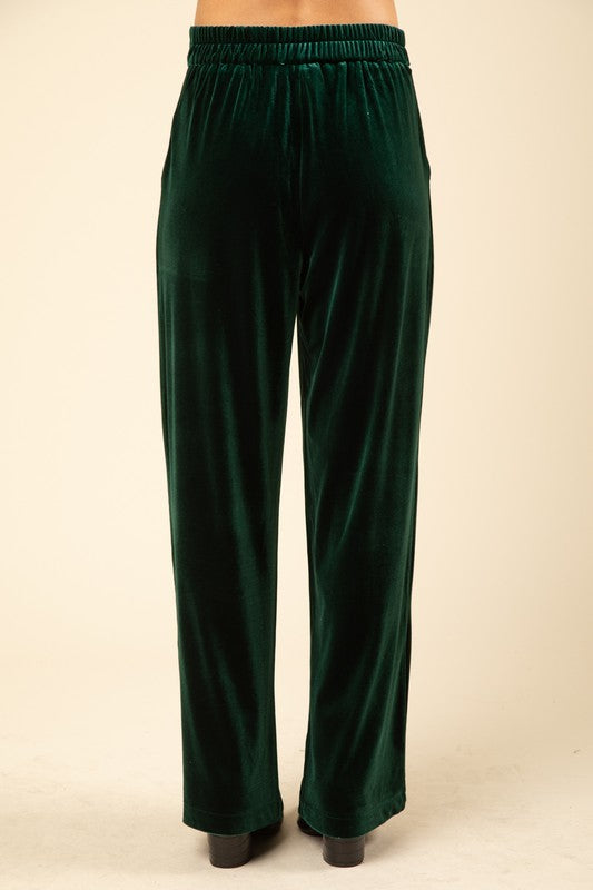 Curvy Velvet Holiday Pant