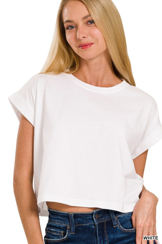 Rolled Sleeve Tee