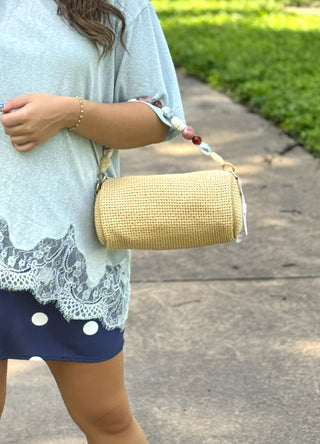 Rachel - Straw Clutch