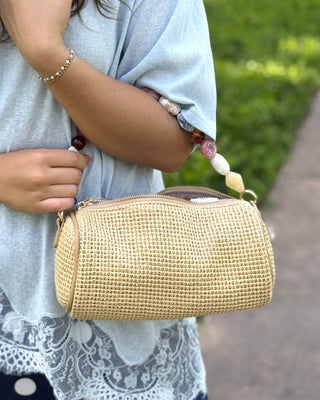 Rachel - Straw Clutch