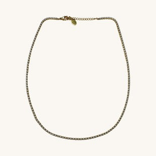 Nikki Smith Gold Pearl Necklace