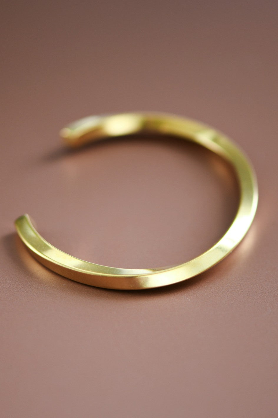 18K Gold Plated Twisted Cuff