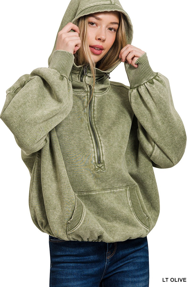 Ally Half Zip Sweatshirt