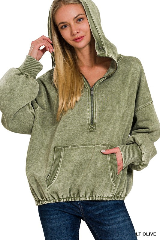 Ally Half Zip Sweatshirt