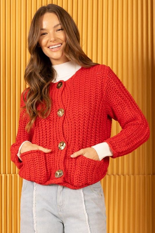 Chunky Knit Cardigan