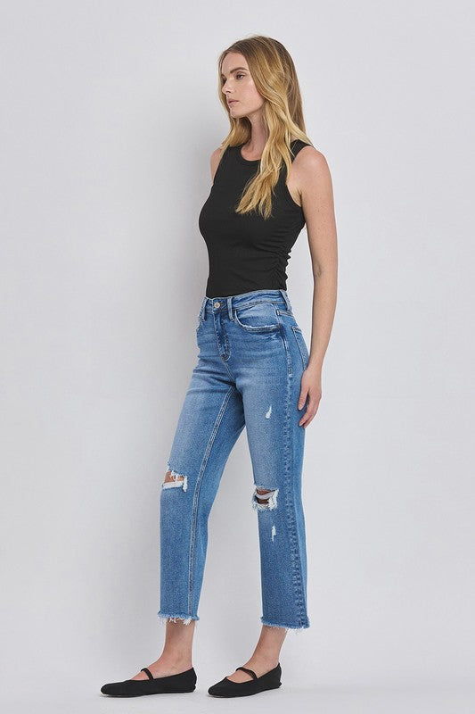 Lovervet HR Crop Wide Jeans