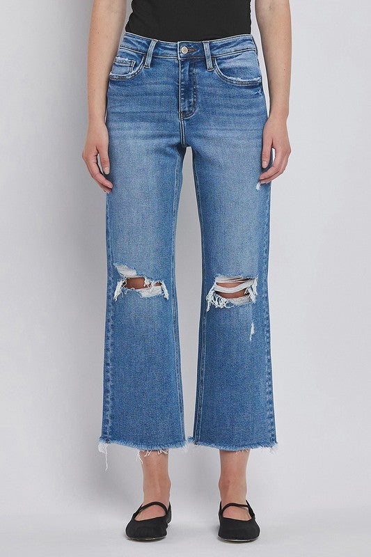 Lovervet HR Crop Wide Jeans