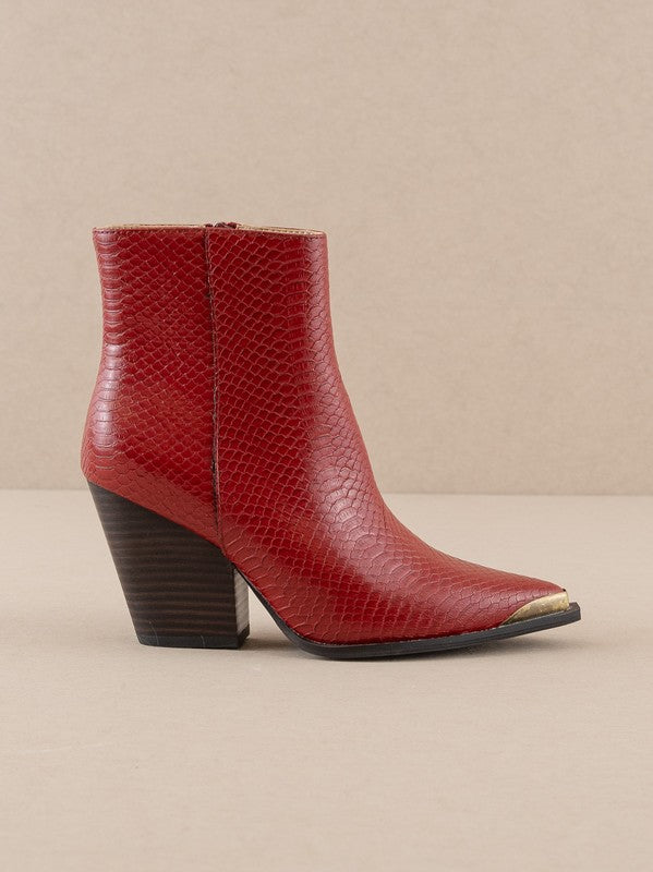 The Frankie Cap Toe Bootie