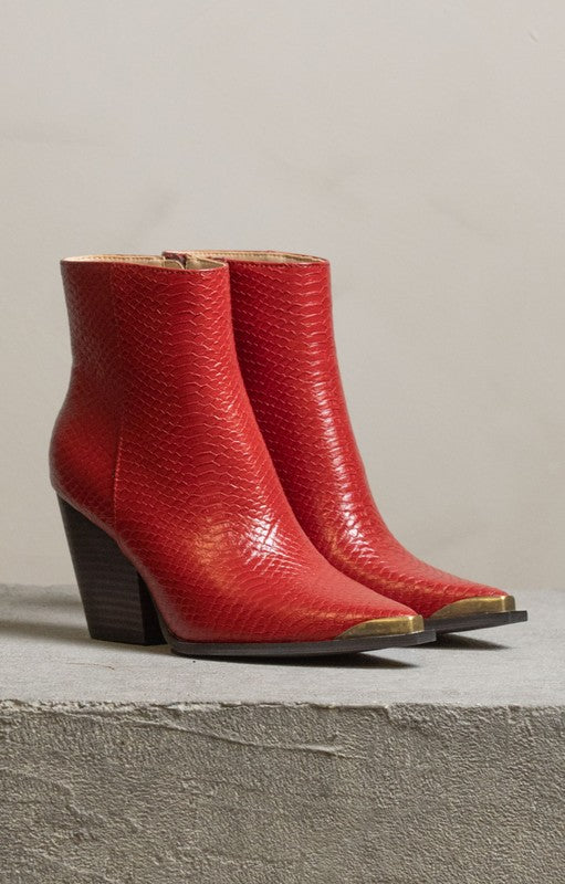 The Frankie Cap Toe Bootie