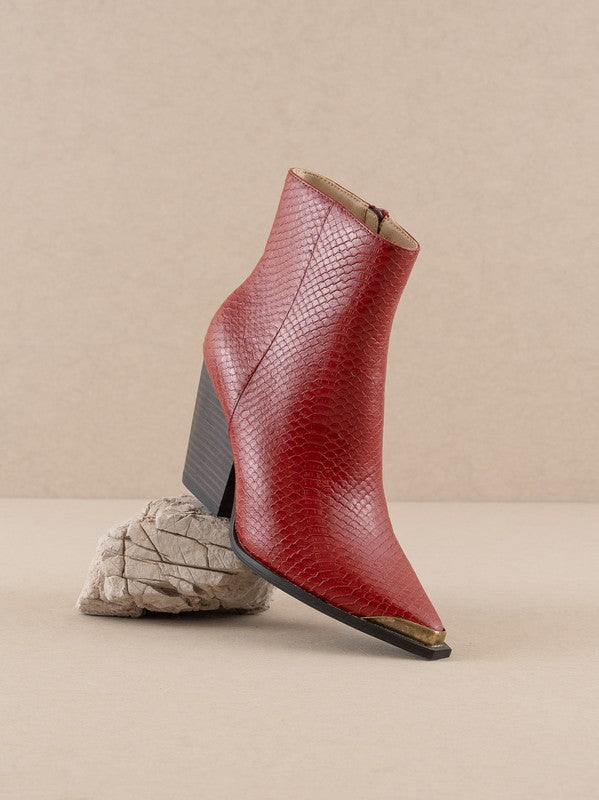 The Frankie Cap Toe Bootie