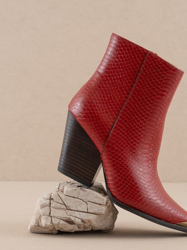 The Frankie Cap Toe Bootie