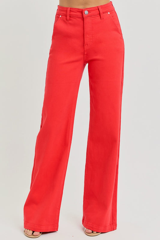 Risen Tummy Control High Rise Wide Pant