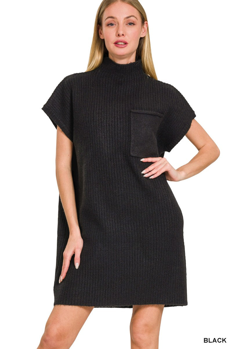 Mock Sweater Dress