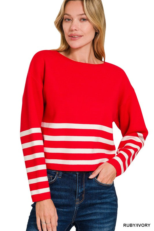 Viscose Cropped Sweater