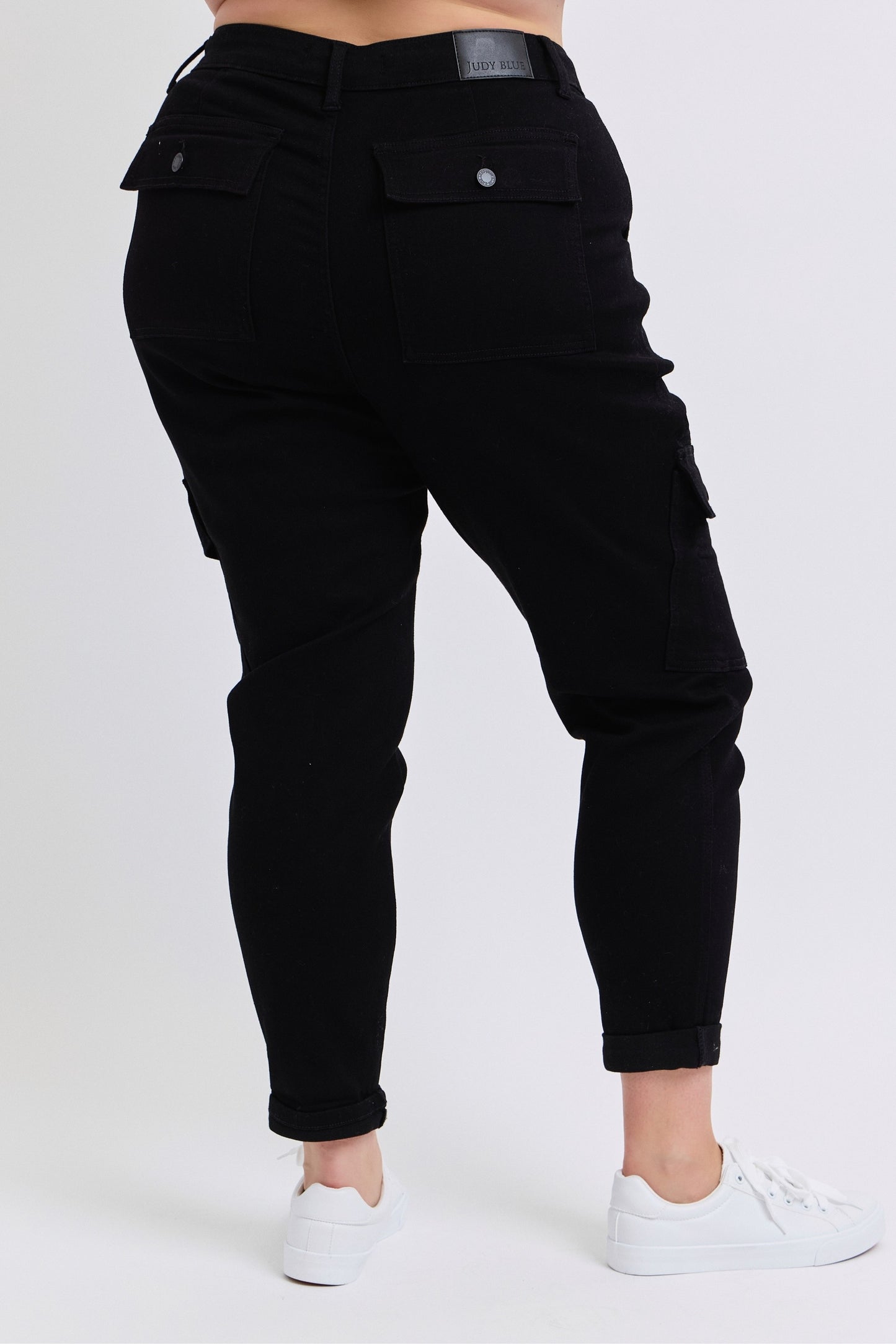 Judy Blue HW Cargo Cuffed Jogger