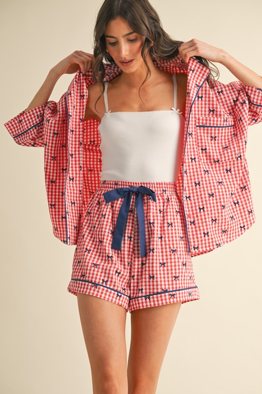 USA Bow Pj Set