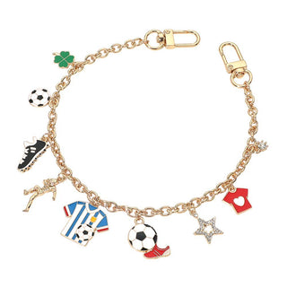 World Cup Soccer Theme Charm Station Bag Charm