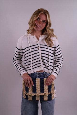 Annalora Button Up Hoodie
