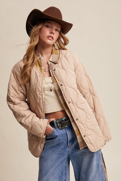 Chic Quilted Puffer Jacket