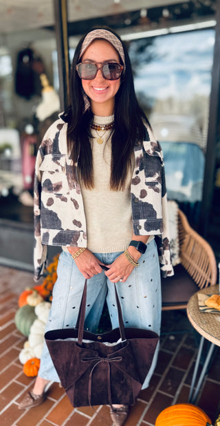 Bianca Studded Barrel Denim