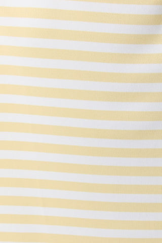 Butter Yellow Lennon Striped Top