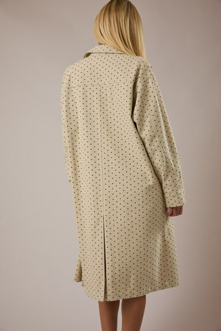 City Girl Polka Dot Trench