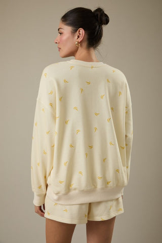 Going Bananas Round Neck Pullover