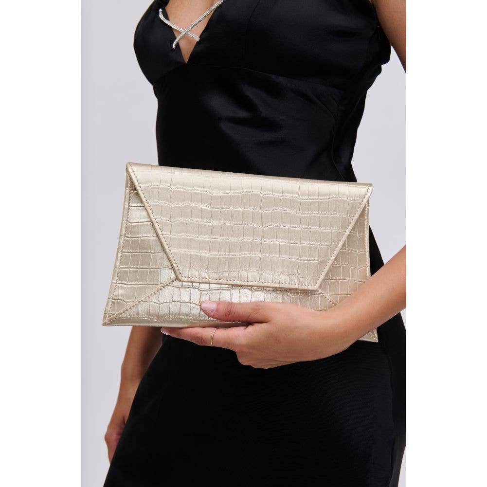 Cora Croco Clutch