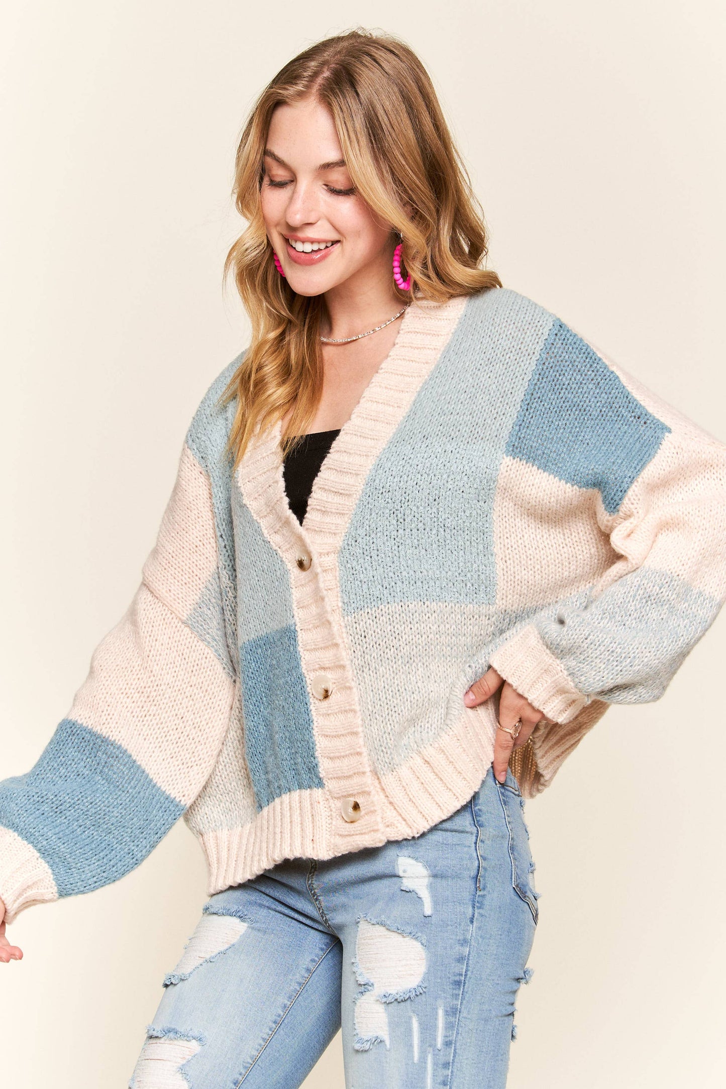 Colorblock Cardigan