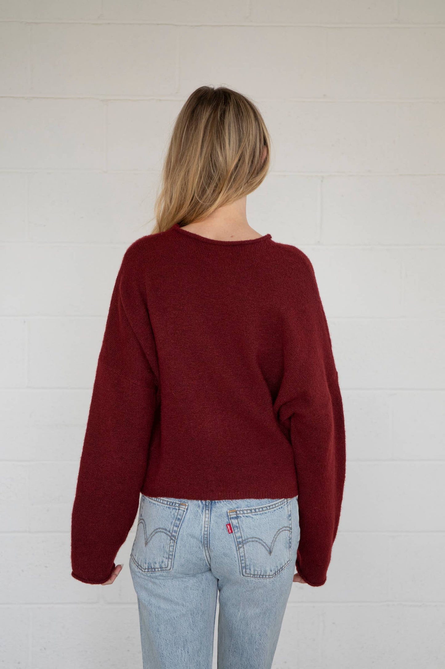 Abby Rose Wine Piper Cardigan *Pre order Ships 10/30