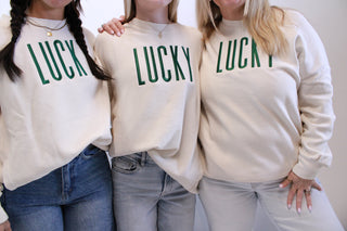LUCKY Ribbed Pullover