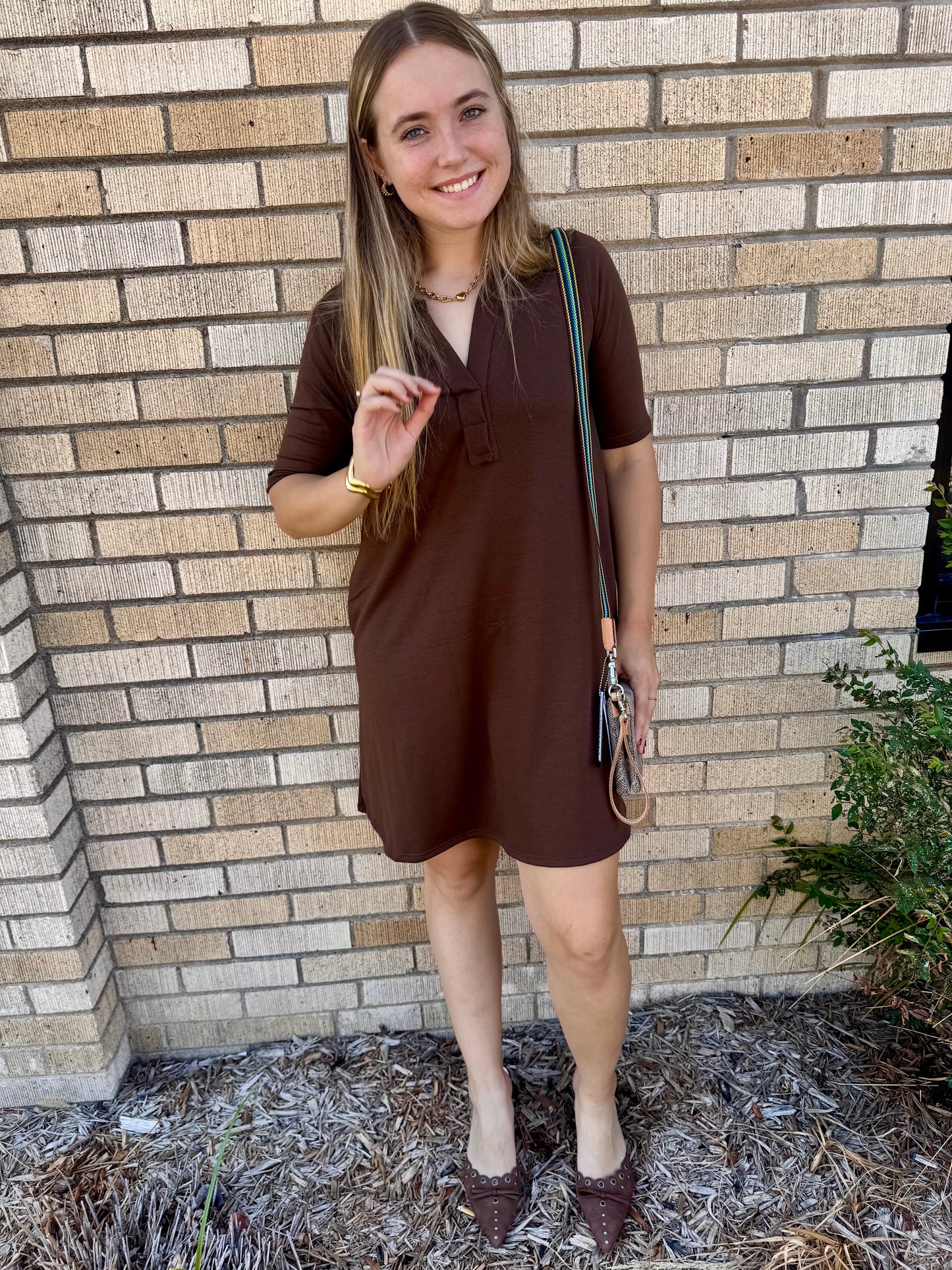 Cinnamon T-Shirt Dress