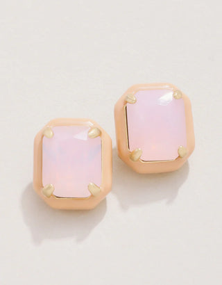 Clara Window Stud Earrings